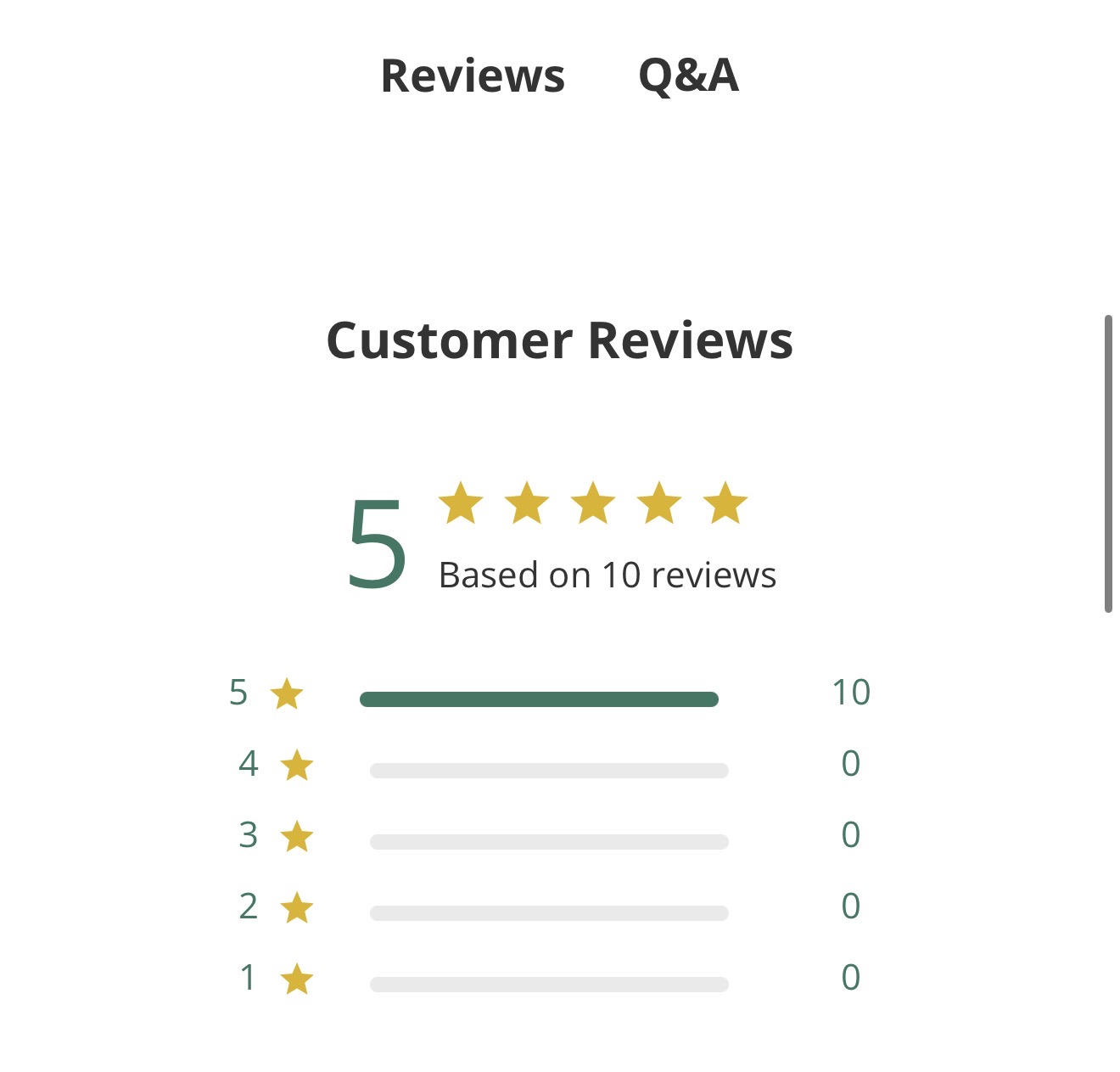 Customer Reviews: 5 stars based on 10 reviews